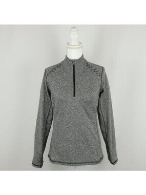 Saucony Runiwarm Women's Medium Gray 1/4 Zip Athletic Long Sleeve Pullover